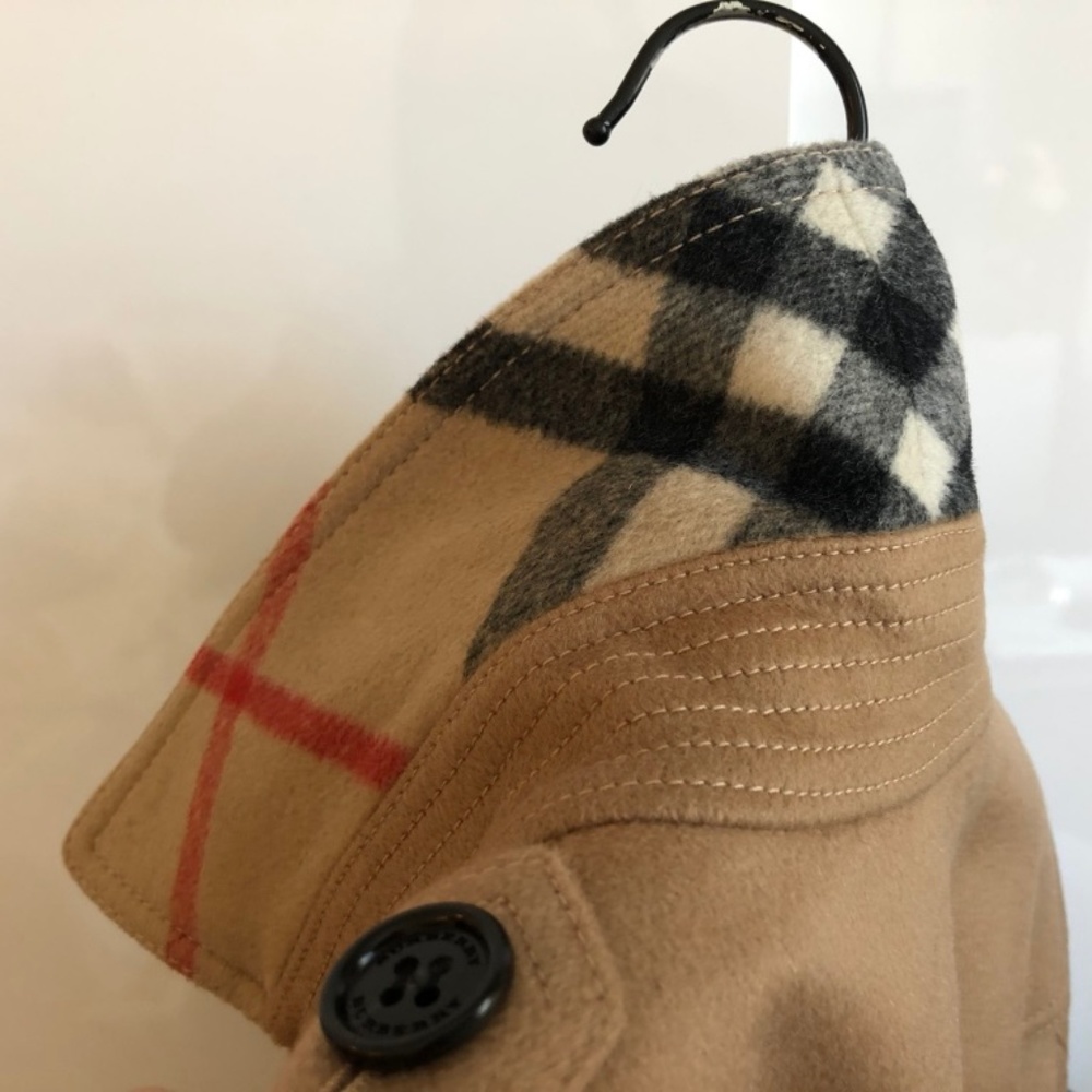 Burberry Sandringham trench coat 100% cashmere - Picture 8 of 8